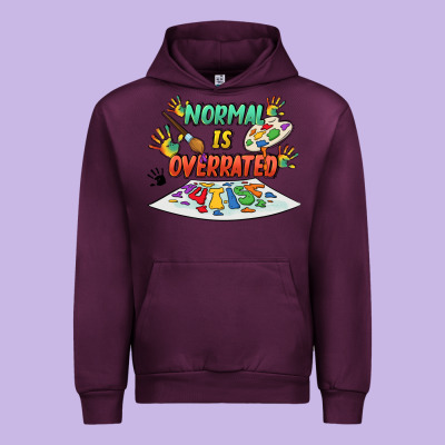 Normal Is Overrated Urban Hoodie Designed By Fadigitalartstudio