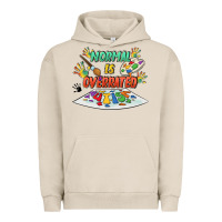 Pigment French Oak Normal is overrated Urban Hoodie - FaDigitalArtStudio