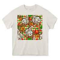 Cream christmas leopard duck Heavy Core Tee - FaDigitalArtStudio