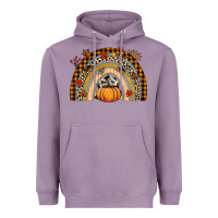 Lavender Fall rainbow pumpkin Heavyweight Hoodie - NancyCooperArtShop