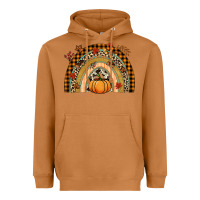 Meerkat Fall rainbow pumpkin Heavyweight Hoodie - NancyCooperArtShop