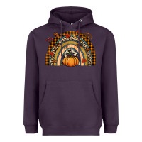Plum Fall rainbow pumpkin Heavyweight Hoodie - NancyCooperArtShop