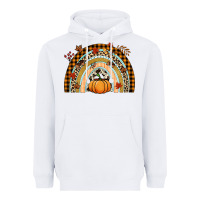 White Fall rainbow pumpkin Heavyweight Hoodie - NancyCooperArtShop
