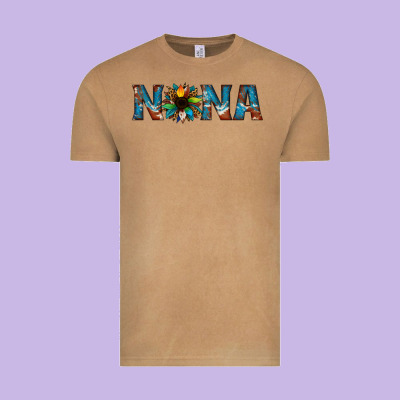 Nana Cowhide Sunflower Vintage Tee Designed By Jasminsmagicworld