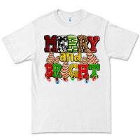 White merry and bright with christmas tree  cakes ado Premium Tee - AdoDesignShop