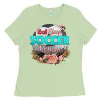 Matcha eat sleep soccer repeat Ladies Tee - HRA Design Shop