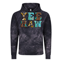 Cloud Black western sunflowers turquoise leopard yee haw Vintage Hoodie - BarkalooDesign