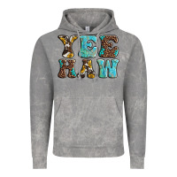 Cloud Rock western sunflowers turquoise leopard yee haw Vintage Hoodie - BarkalooDesign
