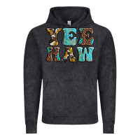 Vintage Black western sunflowers turquoise leopard yee haw Vintage Hoodie - BarkalooDesign