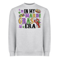 Heather Grey in my mardi gras era Heavyweight Sweatshirt - MaliasSmallBusiness