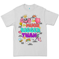 Dove Grey god is bigger design Premium Tee - JahusDesignShop