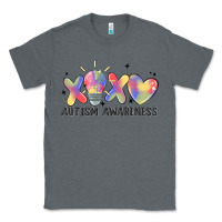 Charcoal Heather autism awareness Classic Tee - MaliasSmallBusiness