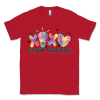 Red autism awareness Classic Tee - MaliasSmallBusiness