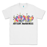 White autism awareness Classic Tee - MaliasSmallBusiness