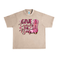 French Oak give cancer the boot Urban Heavy Tee - MaliasSmallBusiness