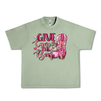Oil Green give cancer the boot Urban Heavy Tee - MaliasSmallBusiness