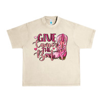 Sandshell give cancer the boot Urban Heavy Tee - MaliasSmallBusiness