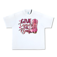White give cancer the boot Urban Heavy Tee - MaliasSmallBusiness