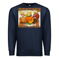 Navy tis the season fall Premium Sweatshirt - TumblerDesignByShophia