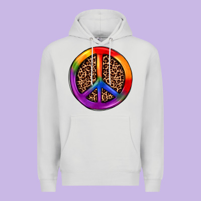Peace Sign Pride Premium Hoodie Designed By Jahusdesignshop