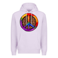 Lilac peace sign pride Premium Hoodie - JahusDesignShop