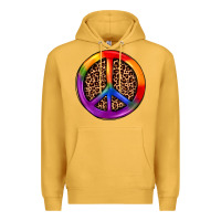 Mustard peace sign pride Premium Hoodie - JahusDesignShop