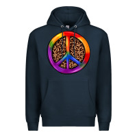 Navy peace sign pride Premium Hoodie - JahusDesignShop