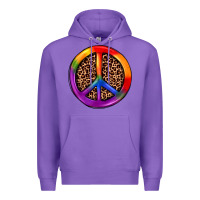 Purple peace sign pride Premium Hoodie - JahusDesignShop