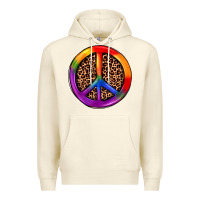 Sandshell peace sign pride Premium Hoodie - JahusDesignShop