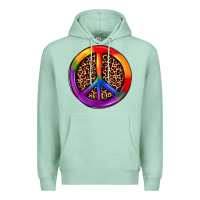 Seafoam peace sign pride Premium Hoodie - JahusDesignShop