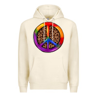 Tofu peace sign pride Premium Hoodie - JahusDesignShop