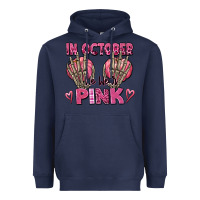Navy in october we wear pink skeleton Heavyweight Hoodie - texasbilliewilder