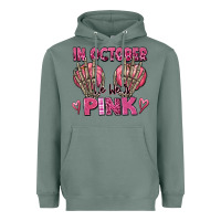Sage in october we wear pink skeleton Heavyweight Hoodie - texasbilliewilder