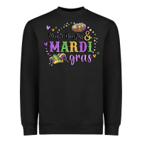 Black thick thighs mardi gras Heavyweight Sweatshirt - MaliasSmallBusiness