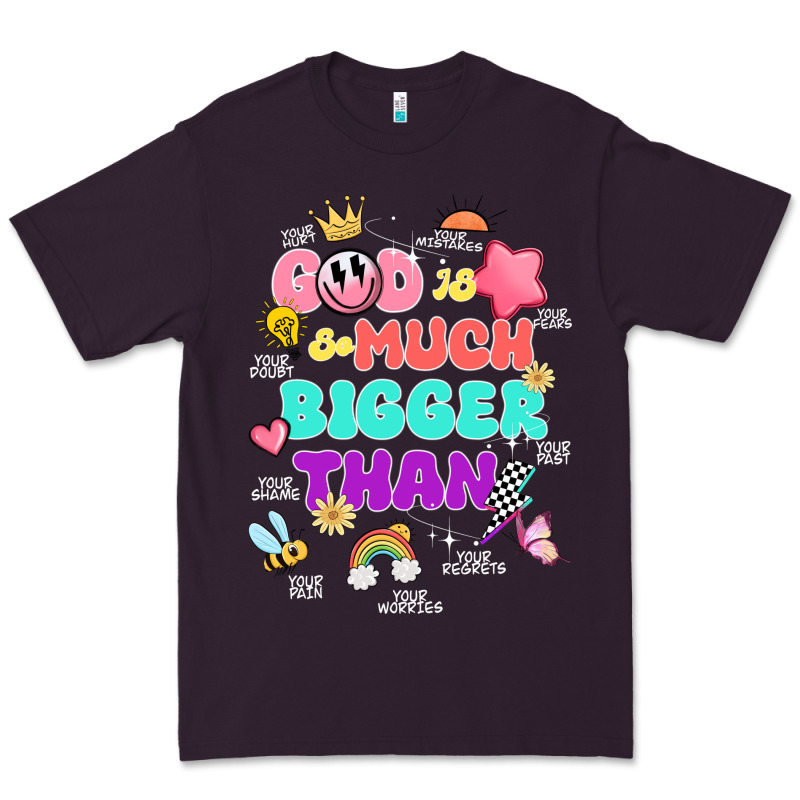 God Is Bigger Design Premium Tee by JahusDesignShop | Teevron