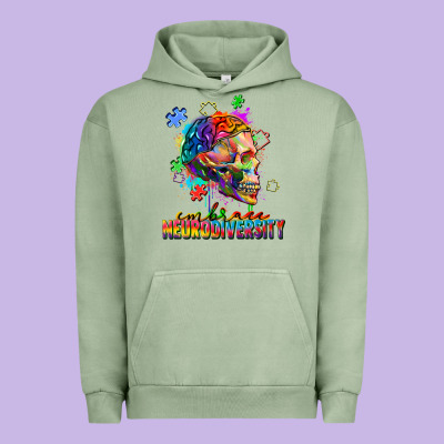 Embrace Neurodiversity Urban Hoodie Designed By Fadigitalartstudio