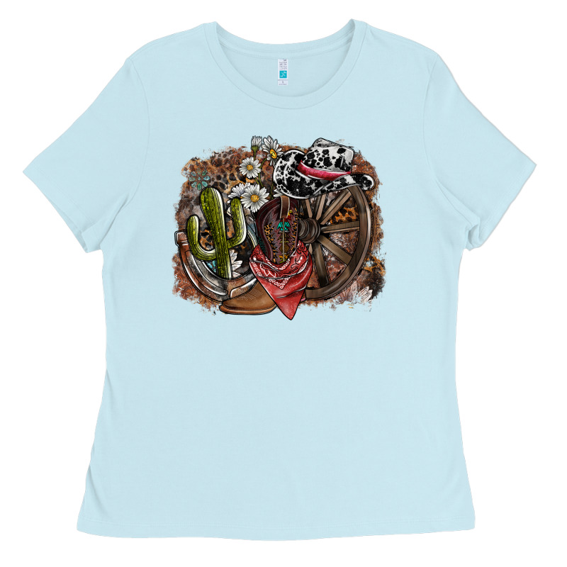 Western Ladies Tee by SublimationCraftShop | Teevron
