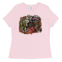Bubblegum Pink western Ladies Tee - SublimationCraftShop