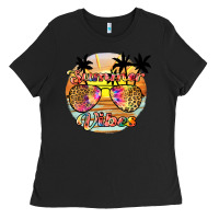Black summer vibes2 Ladies Tee - JahusDesignShop