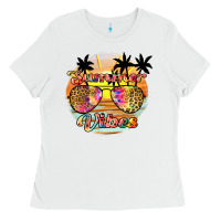 White summer vibes2 Ladies Tee - JahusDesignShop