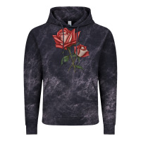 Cloud Black love rose grandiflora rose Vintage Hoodie - LillyAllenDesigns