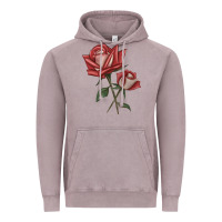 Vintage Zinc love rose grandiflora rose Vintage Hoodie - LillyAllenDesigns