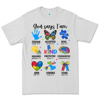 God Says I Am Autism Premium Tee | Teevron