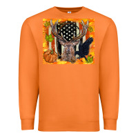 Carrot crow and deer hunting fall camouflage Premium Sweatshirt - TumblerDesignByShophia