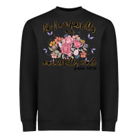 Black for i am fearfully and wonderfully made Heavyweight Sweatshirt - MaliasSmallBusiness
