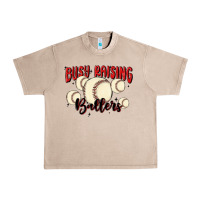 French Oak busy raising ballers Urban Heavy Tee - MaliasSmallBusiness