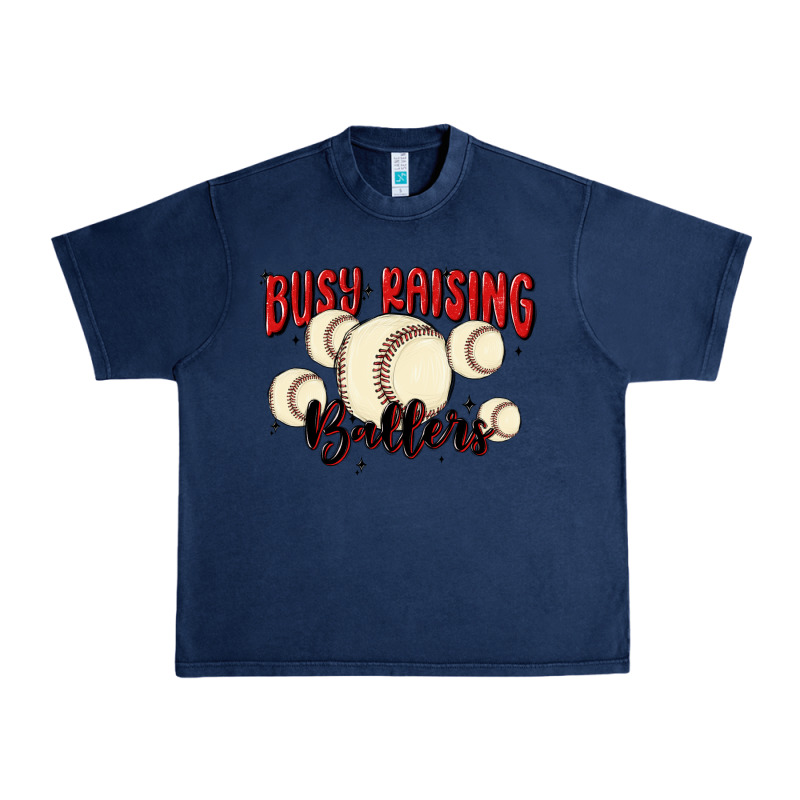 Busy Raising Ballers Urban Heavy Tee by MaliasSmallBusiness | Teevron