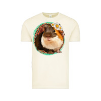 Vintage Arctic floral leopard guinea pigs Vintage Tee - Jasminsmagicworld