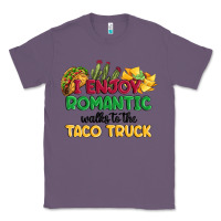 Lavender i enjoy romantic walks to the taco truck Classic Tee - MaliasSmallBusiness