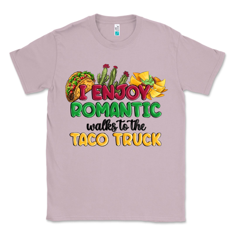I Enjoy Romantic Walks To The Taco Truck Classic Tee by MaliasSmallBusiness | Teevron